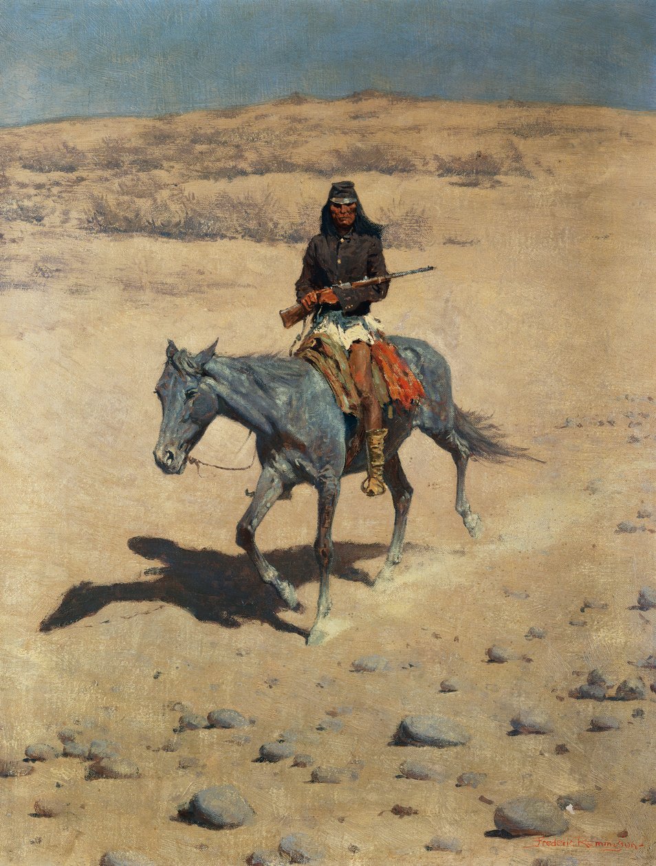 Apache Scout alkotó: Frederic Remington