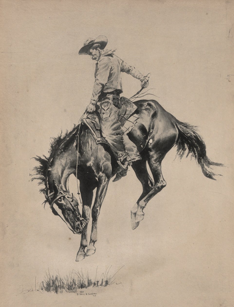 Bronco Buster alkotó: Frederic Remington