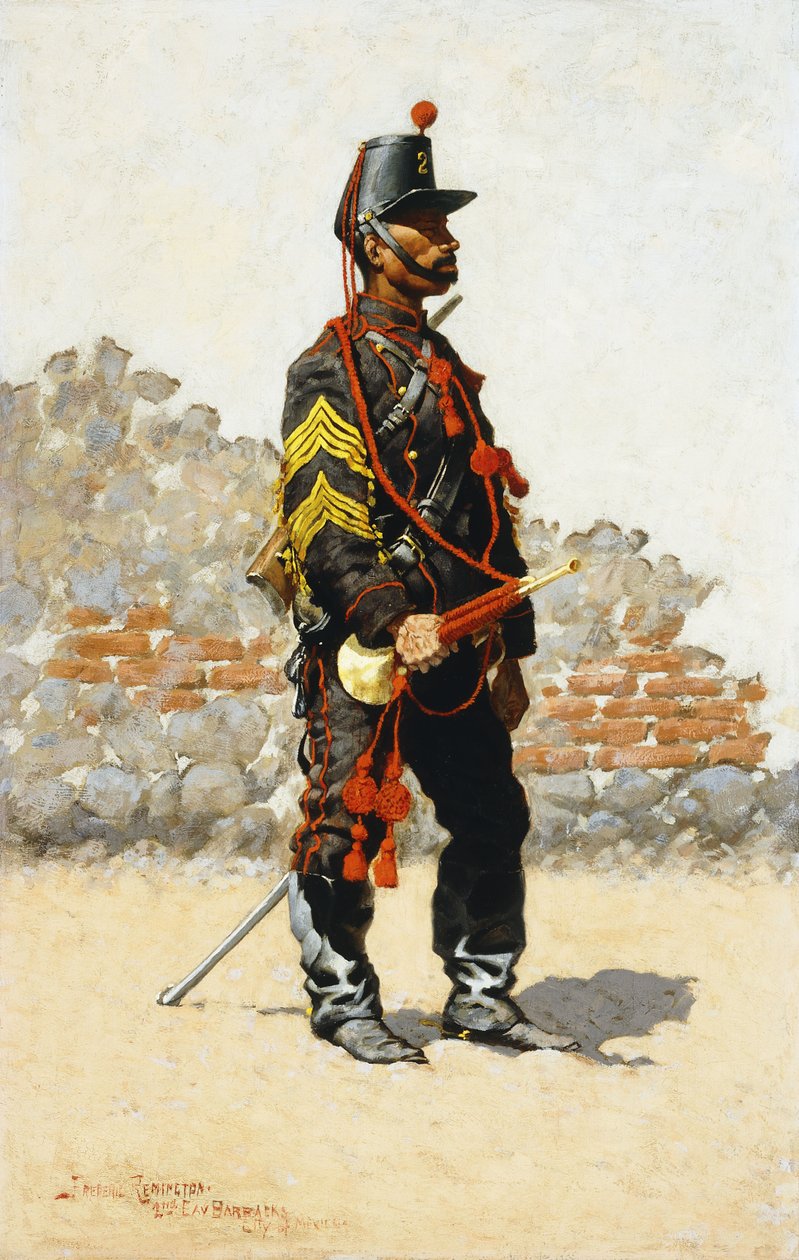 A lovasság bunkója, 1889 alkotó: Frederic Remington