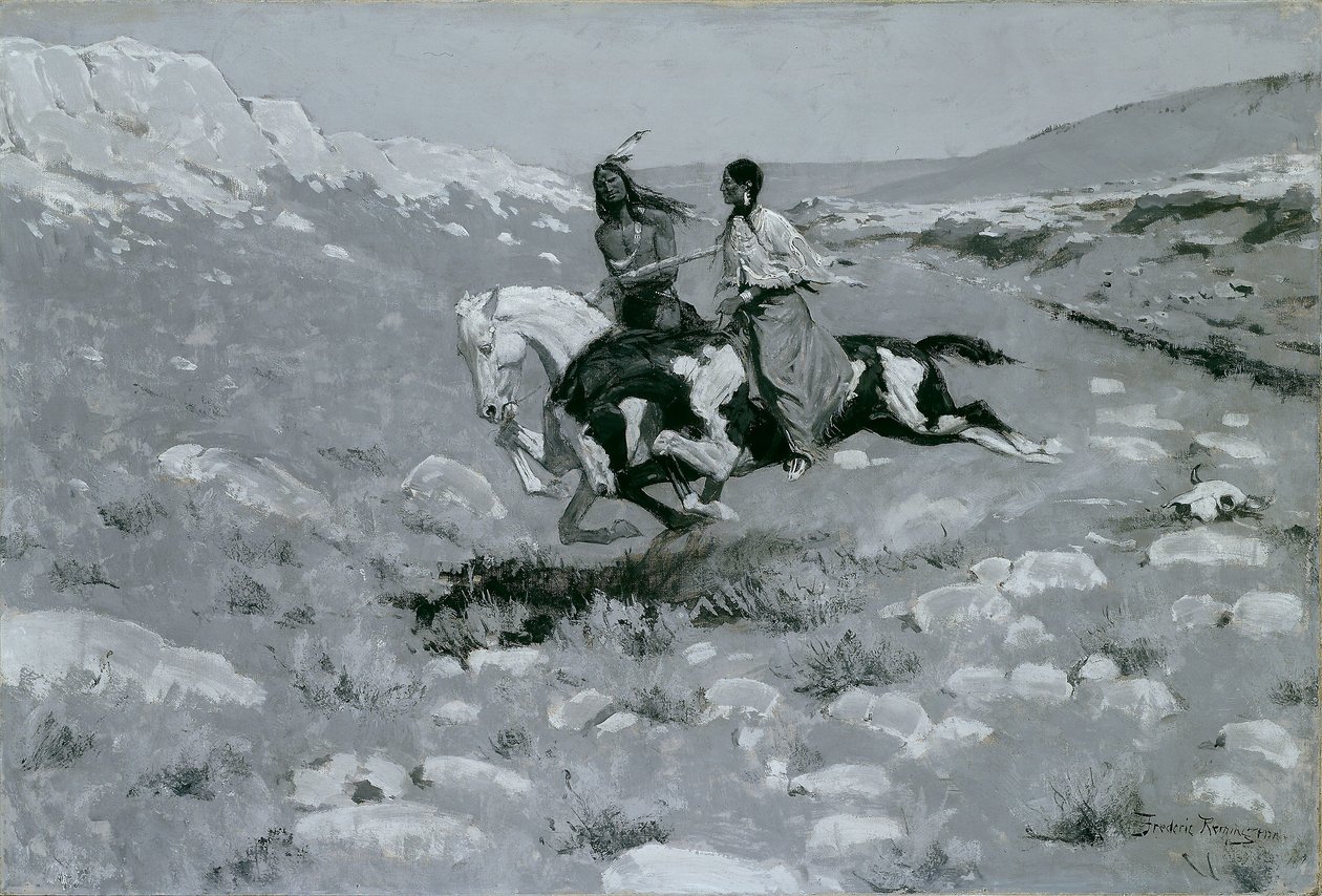 A leggyorsabb ló szertartása alkotó: Frederic Remington