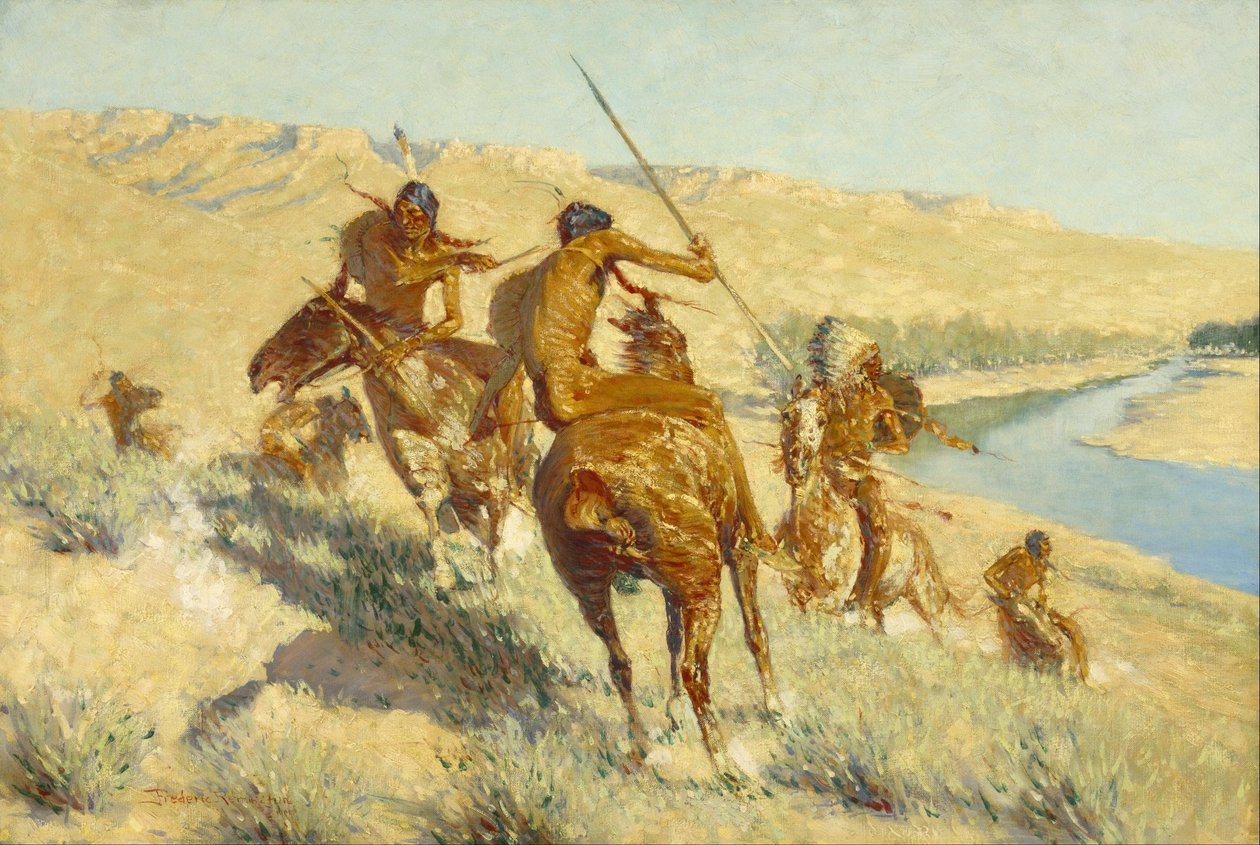 A bivalypuska epizódja alkotó: Frederic Remington