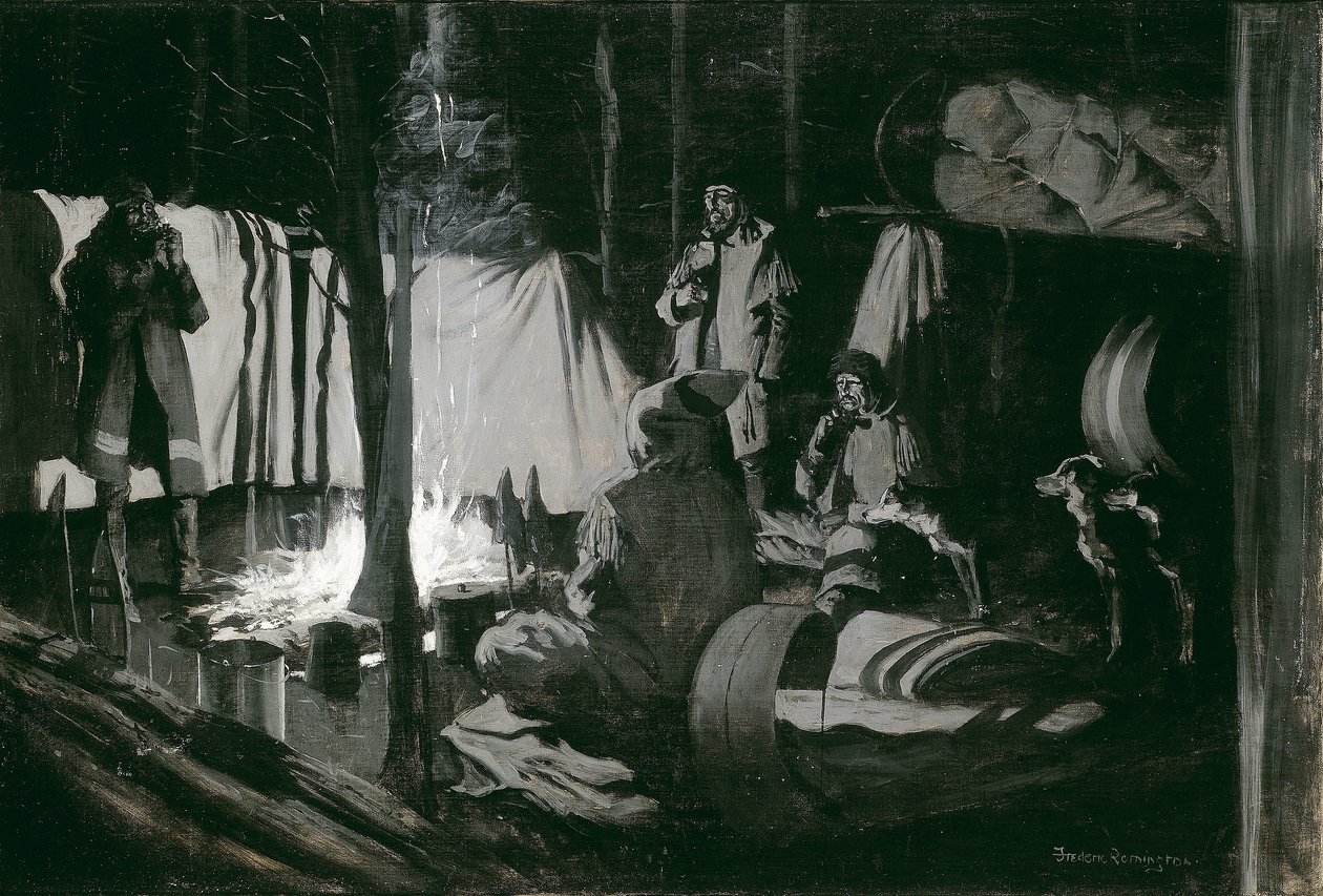Az utazás első és legjobb tábora alkotó: Frederic Remington