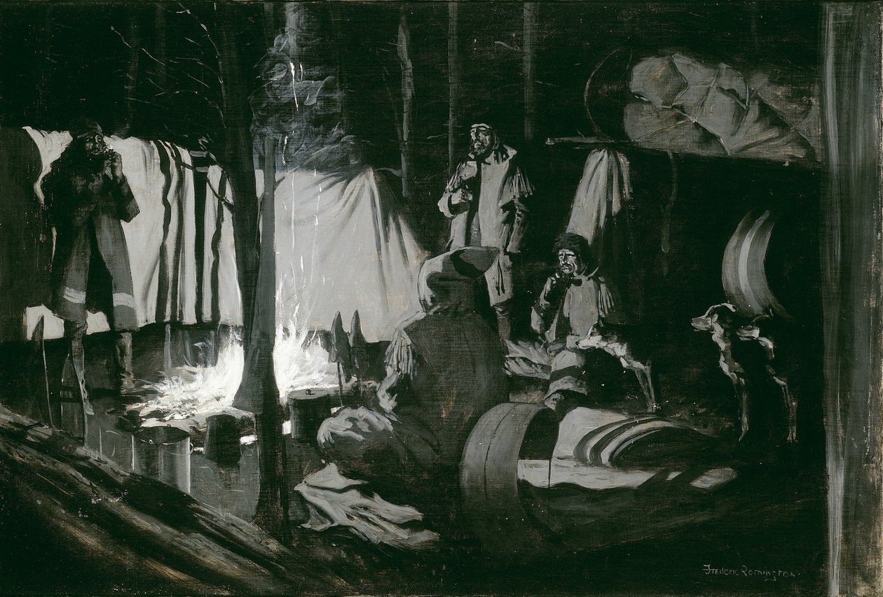 Az utazás első és legjobb tábora alkotó: Frederic Remington