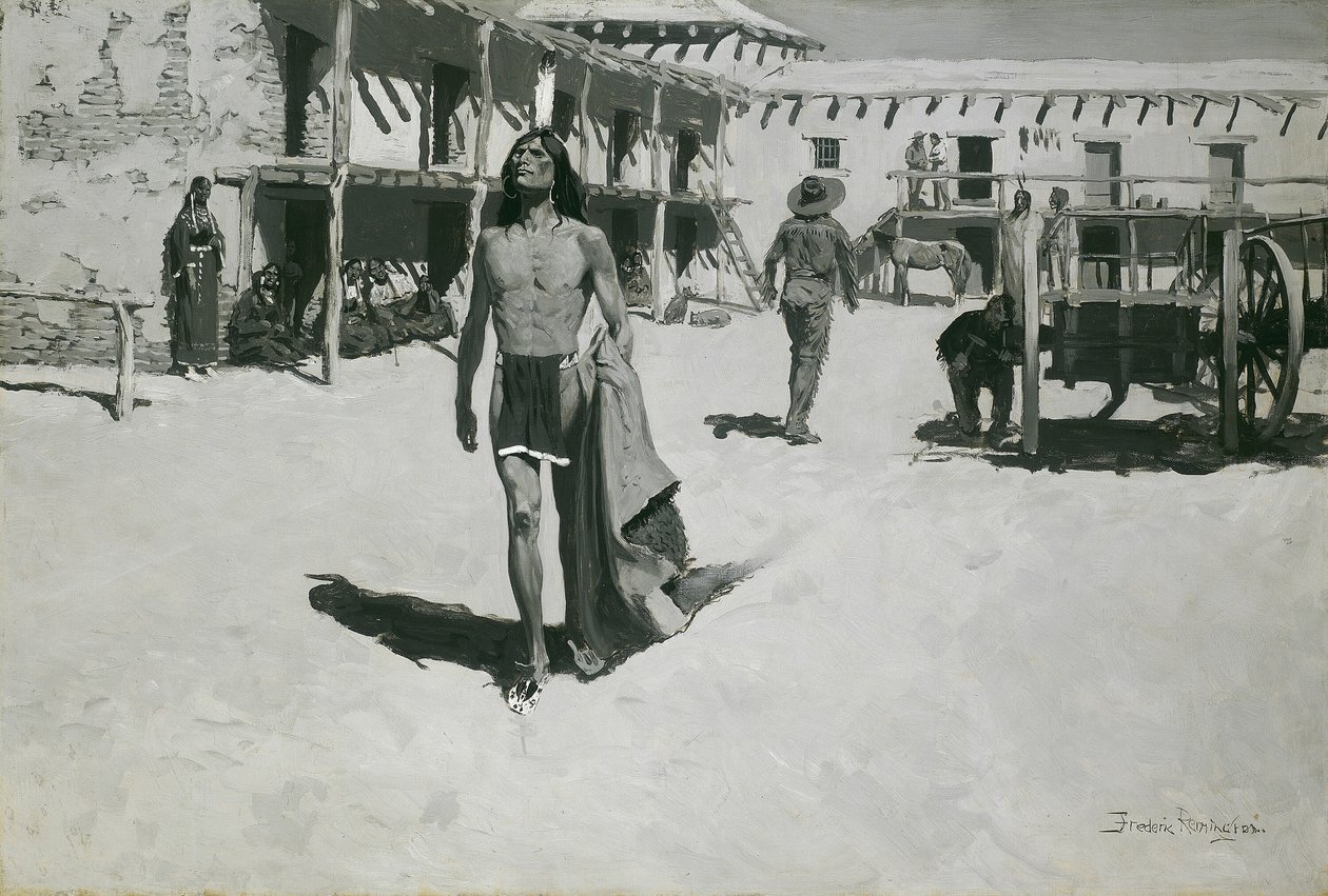Semmi más, csak vidám tekintet követte a denevért alkotó: Frederic Remington