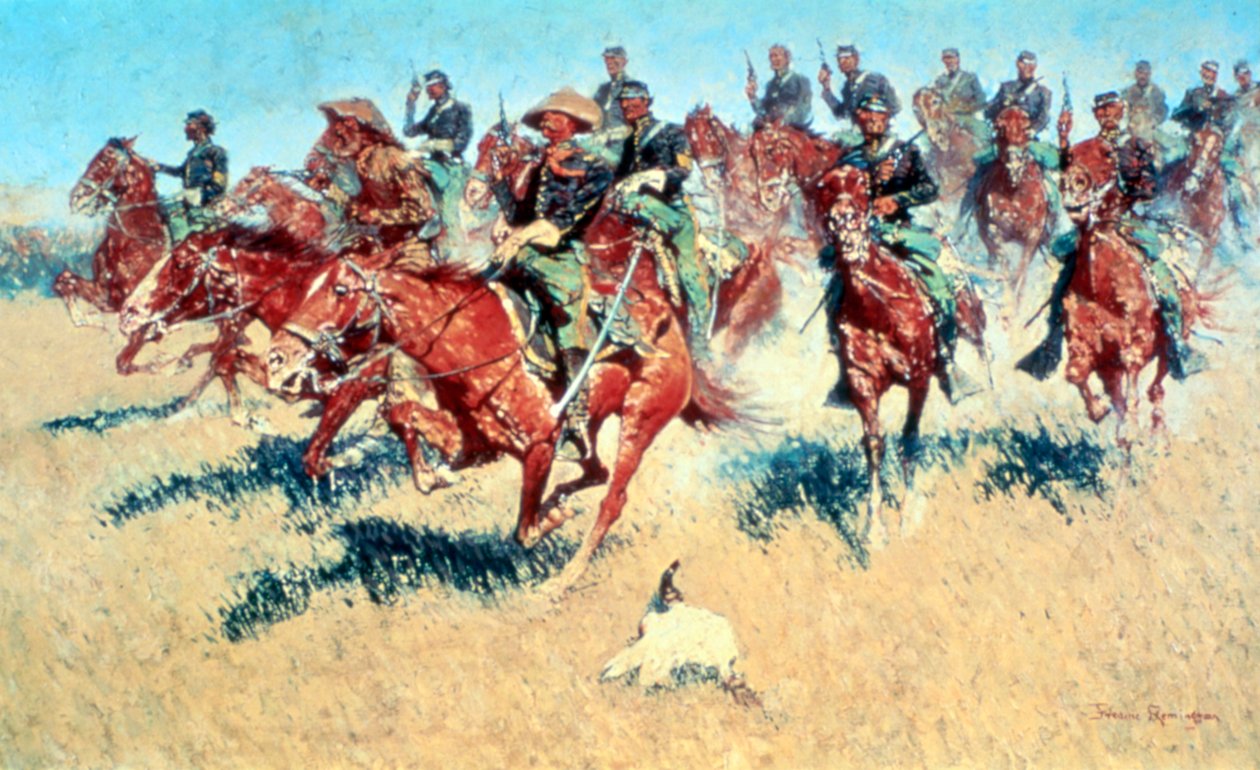 A déli síkságon, 1907 alkotó: Frederic Remington