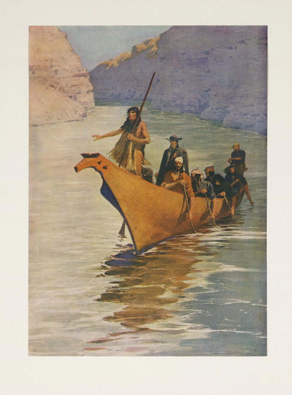 Sir Alexander Mackenzie (1764-1820) a Colliers Weekly-től, pub. 1906 alkotó: Frederic Remington