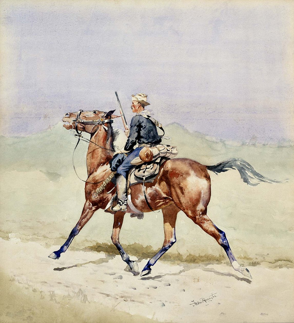 Az előőrs alkotó: Frederic Remington