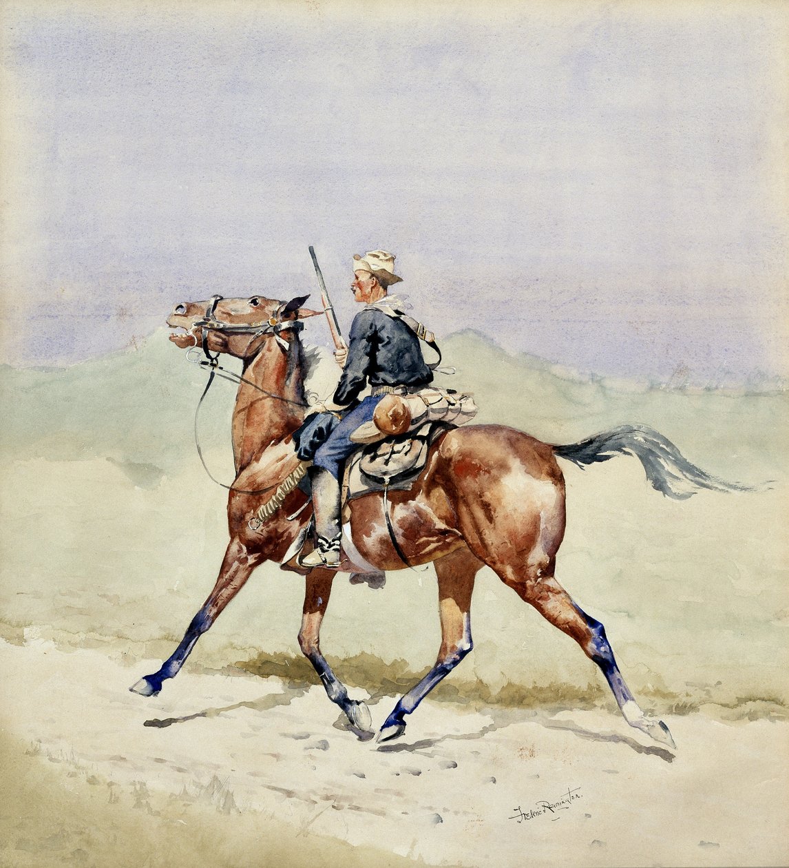 Az előőrs alkotó: Frederic Remington