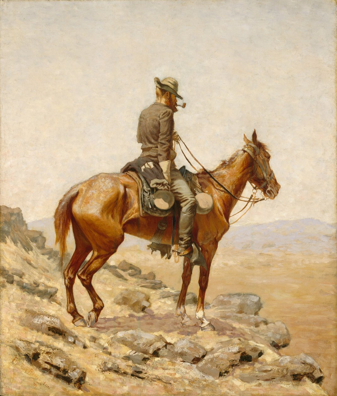 A kilátó alkotó: Frederic Remington