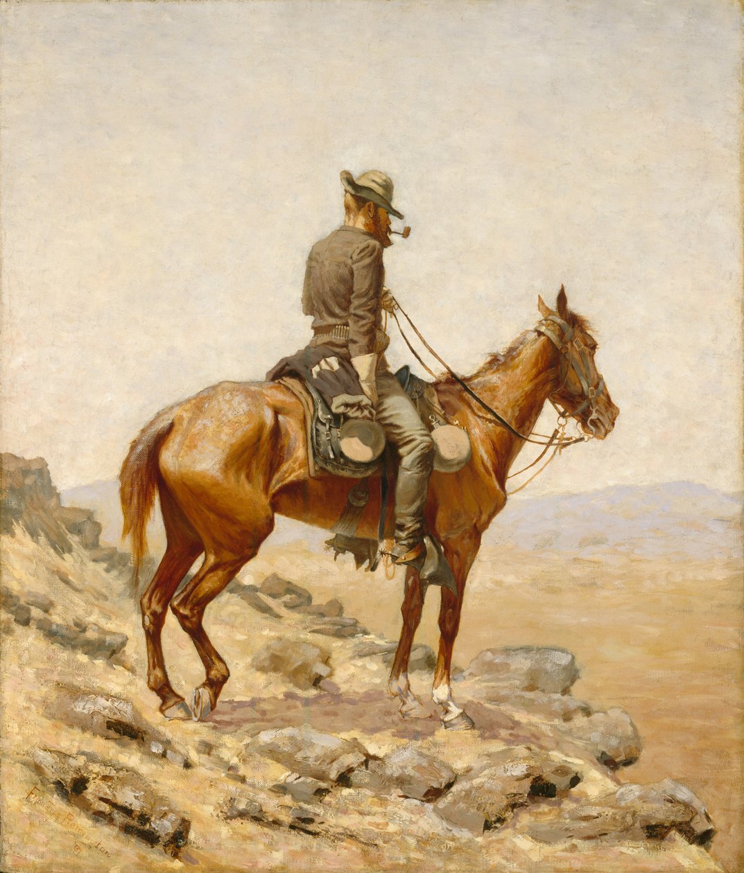 A kilátó, 1887 alkotó: Frederic Remington