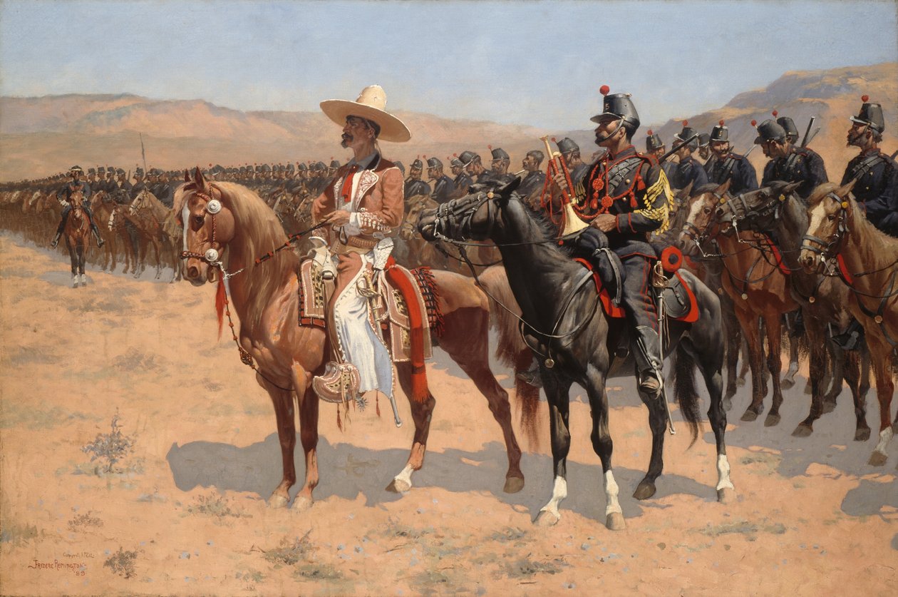 A mexikói őrnagy, 1889. alkotó: Frederic Remington