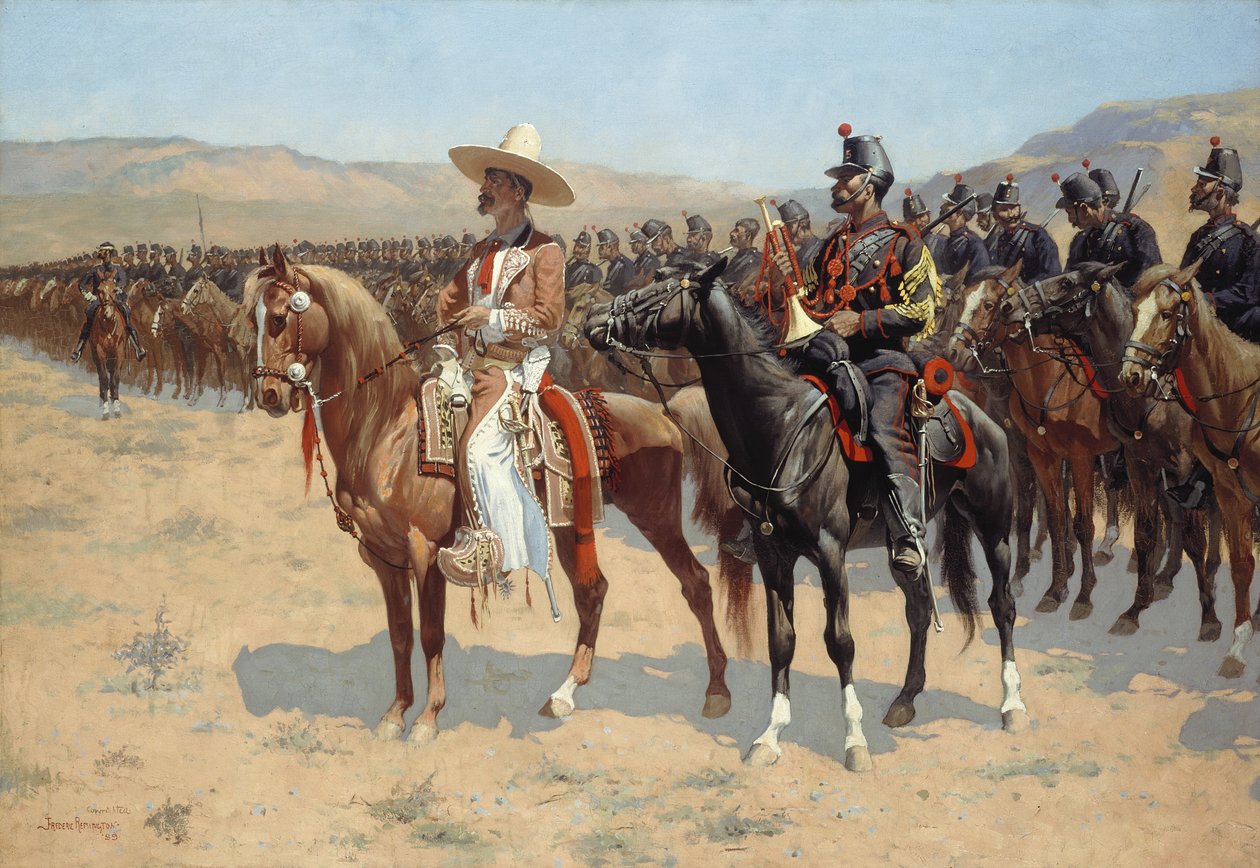 A mexikói őrnagy, 1889 alkotó: Frederic Remington