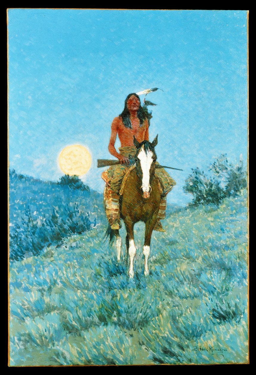 The Outlier, 1909 alkotó: Frederic Remington