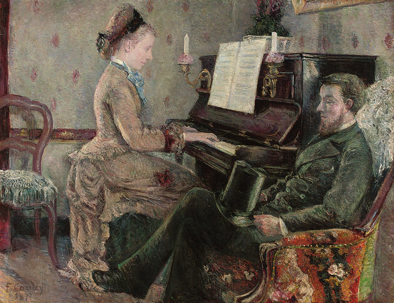Fogságban lévő közönség, 1877 alkotó: Frederic Samuel Cordey