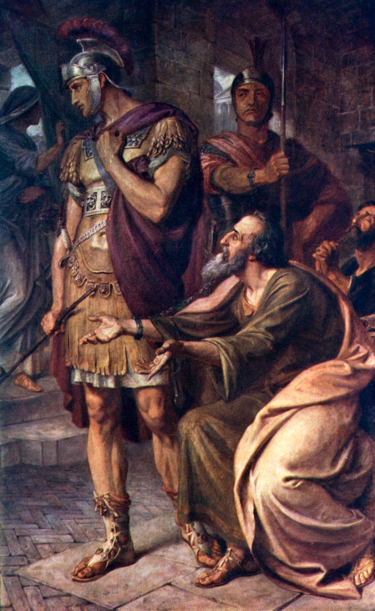 Szent Pál Rómában, 1926. alkotó: Frederic Shields
