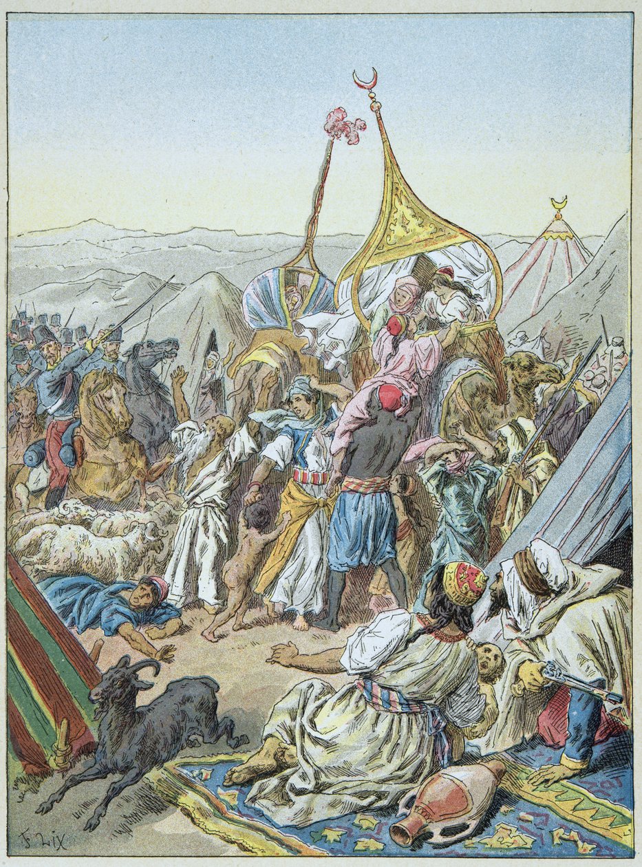 Abd-El-Kader smaláját május 16-án vették fel alkotó: Frederic Theodore Lix