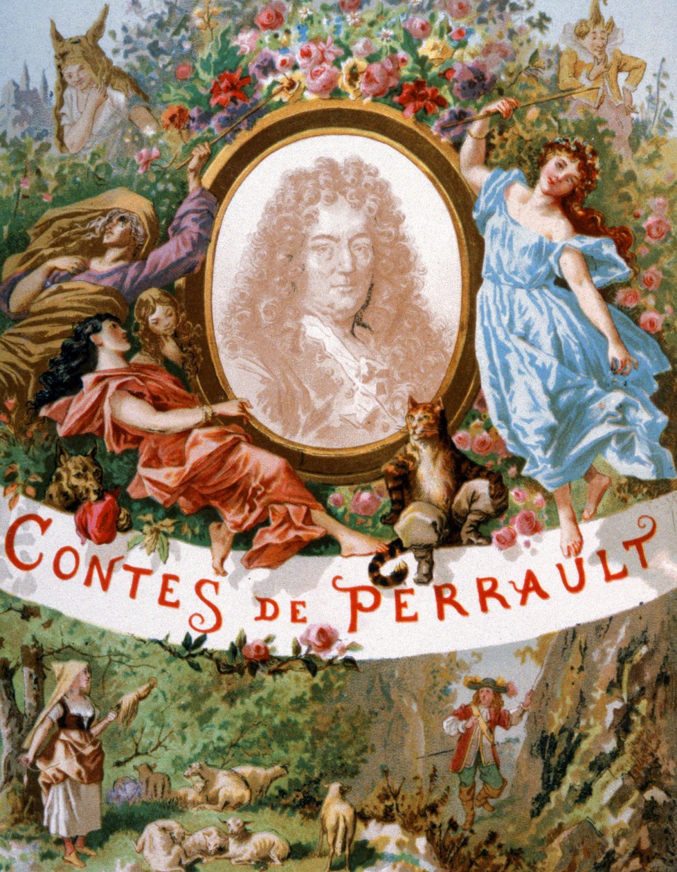 Charles Perrault és meséinek szereplői, XX. század eleje (illusztráció) alkotó: Frederic Theodore Lix