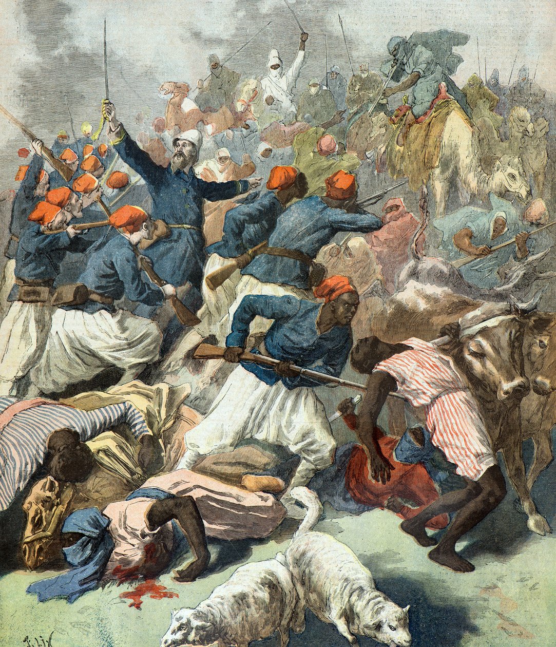 Joffre által vezetett katonai művelet alkotó: Frederic Theodore Lix