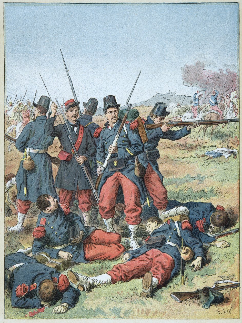 Blandan őrmester, április 11 alkotó: Frederic Theodore Lix