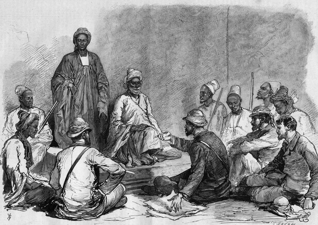 Mission Gallieni Nigerben alkotó: Frederic de Haenen