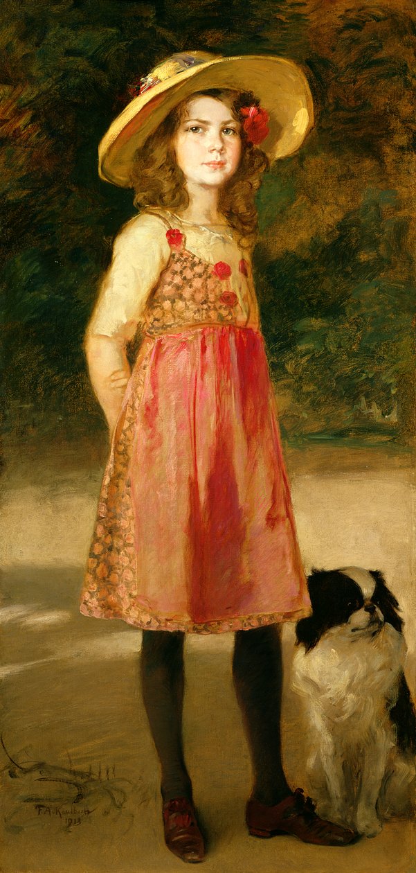 A művész lánya, Hilde alkotó: Frederich August Kaulbach