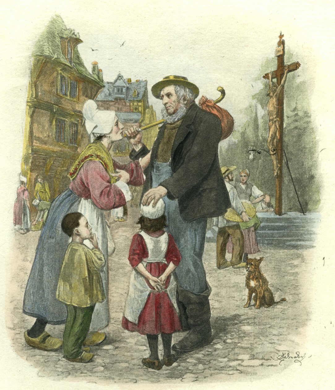 David Copperfield – Mr. Peggotty, A vándor alkotó: Frederick Barnard