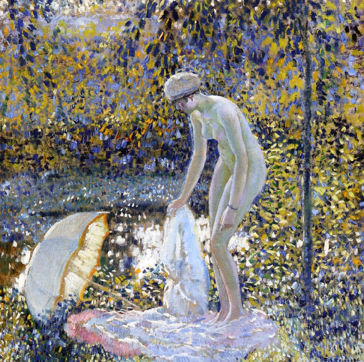 Fürdő, 1907-14 körül alkotó: Frederick Carl Frieseke