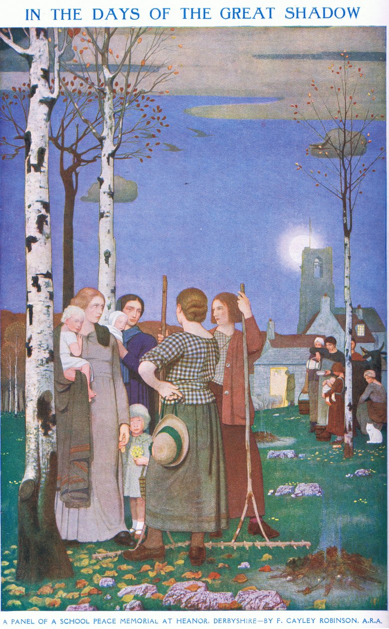 A nagy árnyék napjaiban alkotó: Frederick Cayley Robinson