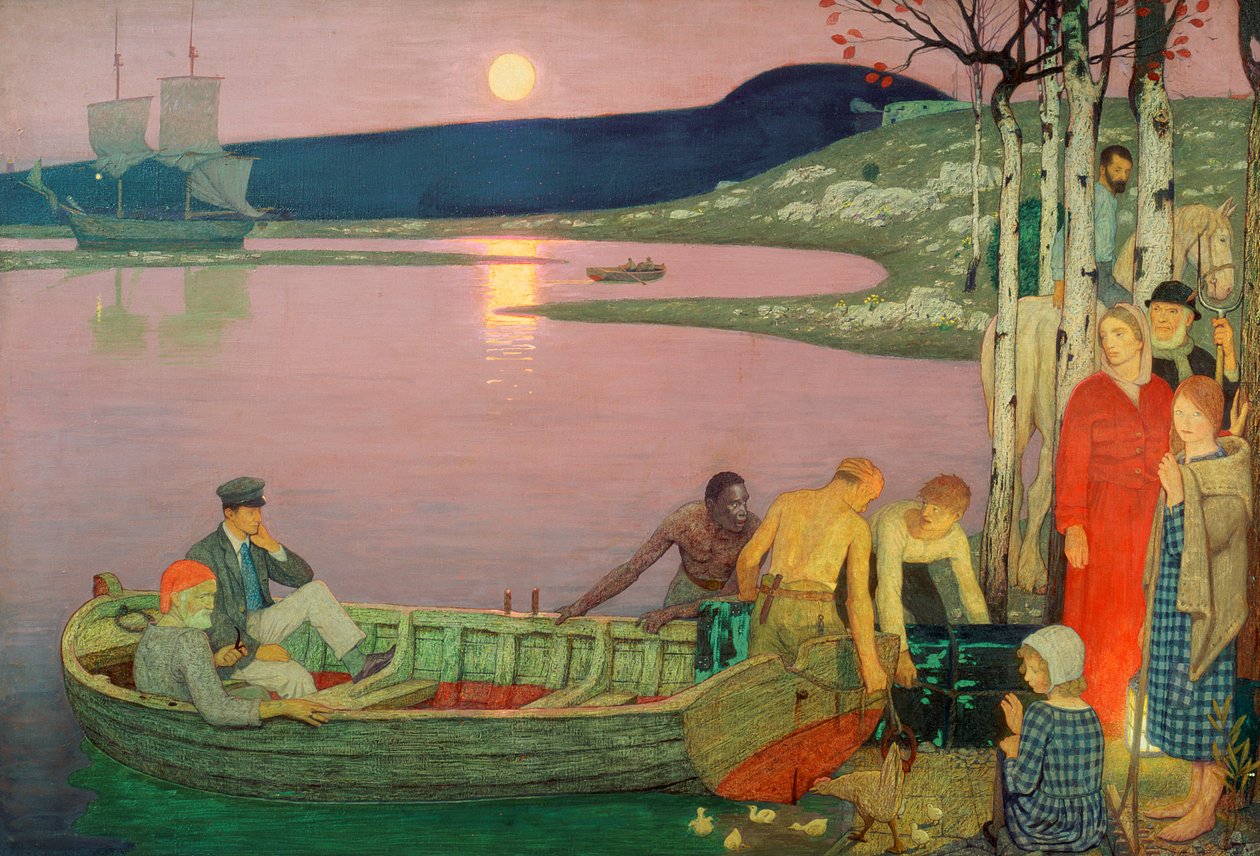 A tenger hívása, 1925 alkotó: Frederick Cayley Robinson