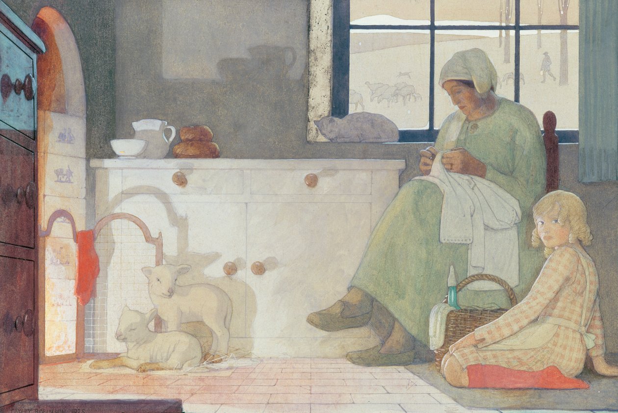 A nevelőanya, 1925 alkotó: Frederick Cayley Robinson