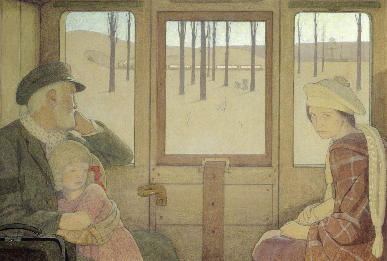 A hosszú utazás, 1923 alkotó: Frederick Cayley Robinson