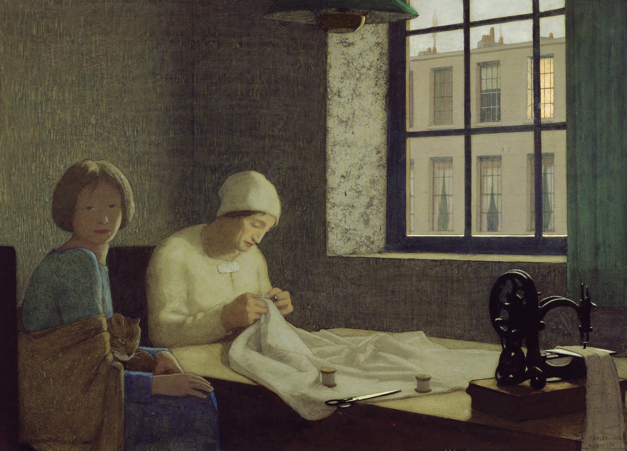 Az öreg ápolónő, 1926 alkotó: Frederick Cayley Robinson