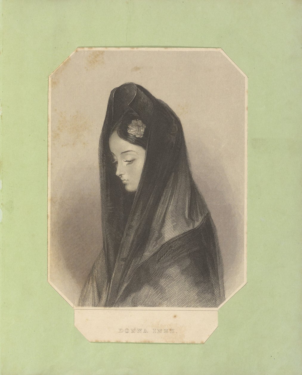 Donna Inez. alkotó: Frederick Christian Lewis