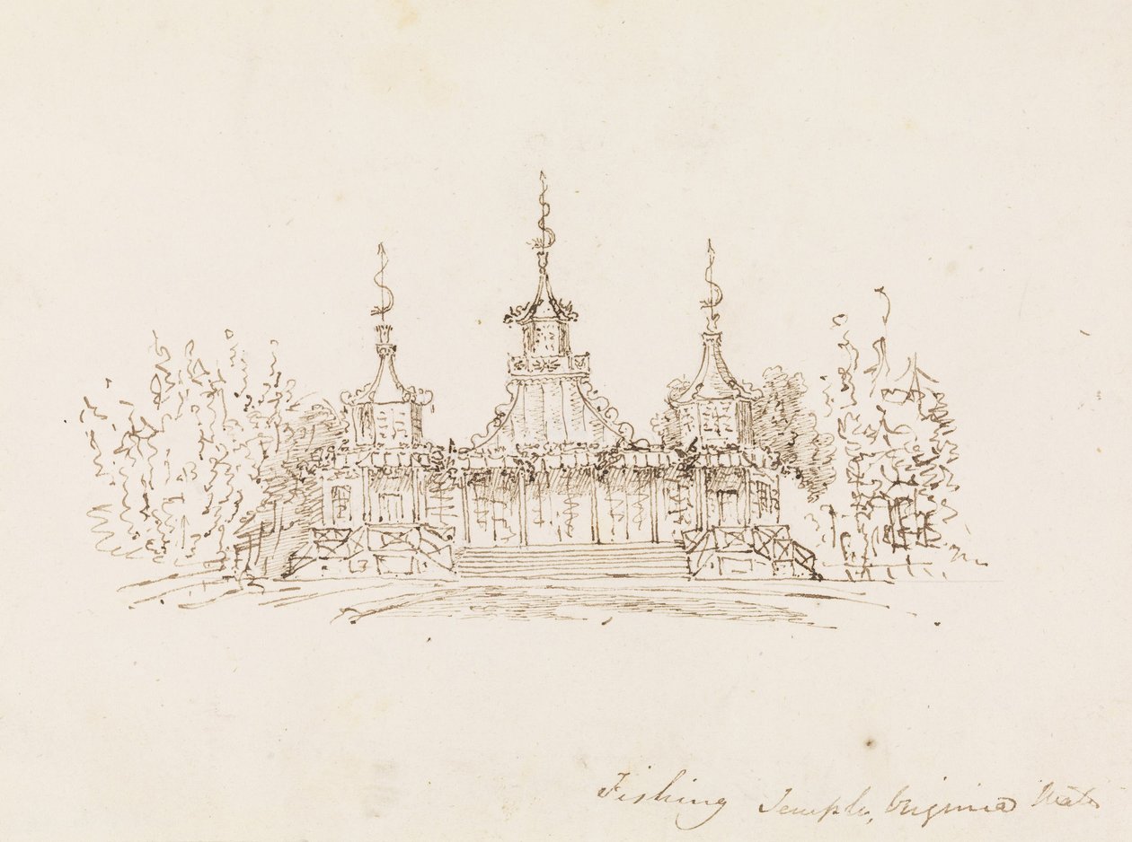 A halászati templom, Virginia Water alkotó: Frederick Crace