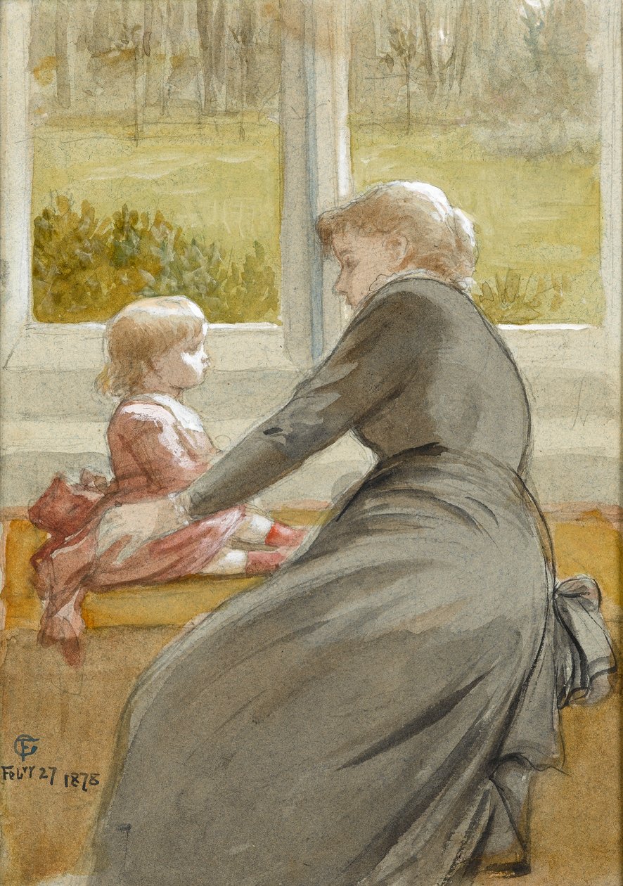 Frederica, 1878 (wc papíron) alkotó: Frederick Goodall