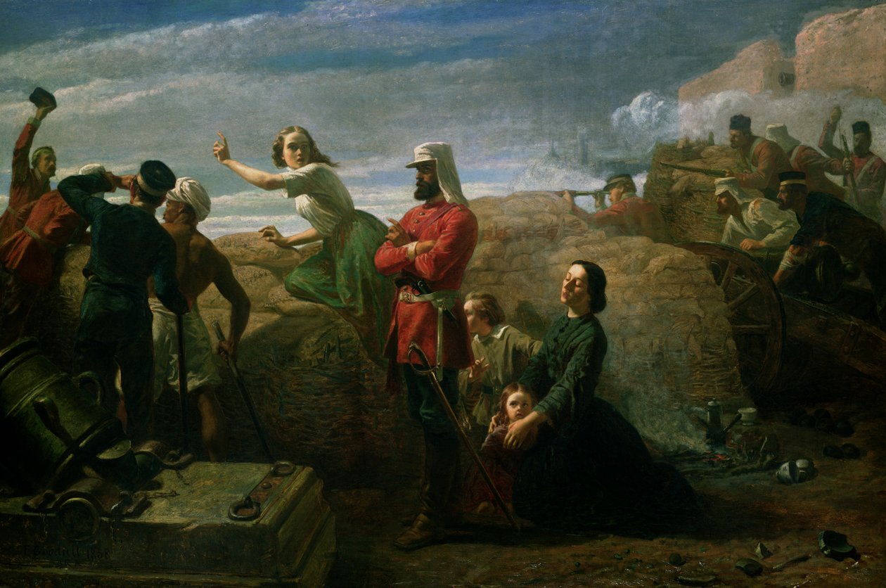 Jessie álma (A Lucknow-i segély), 1858 alkotó: Frederick Goodall