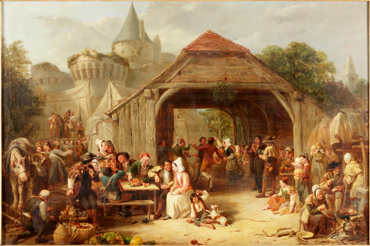 Vidámság, 1841 alkotó: Frederick Goodall