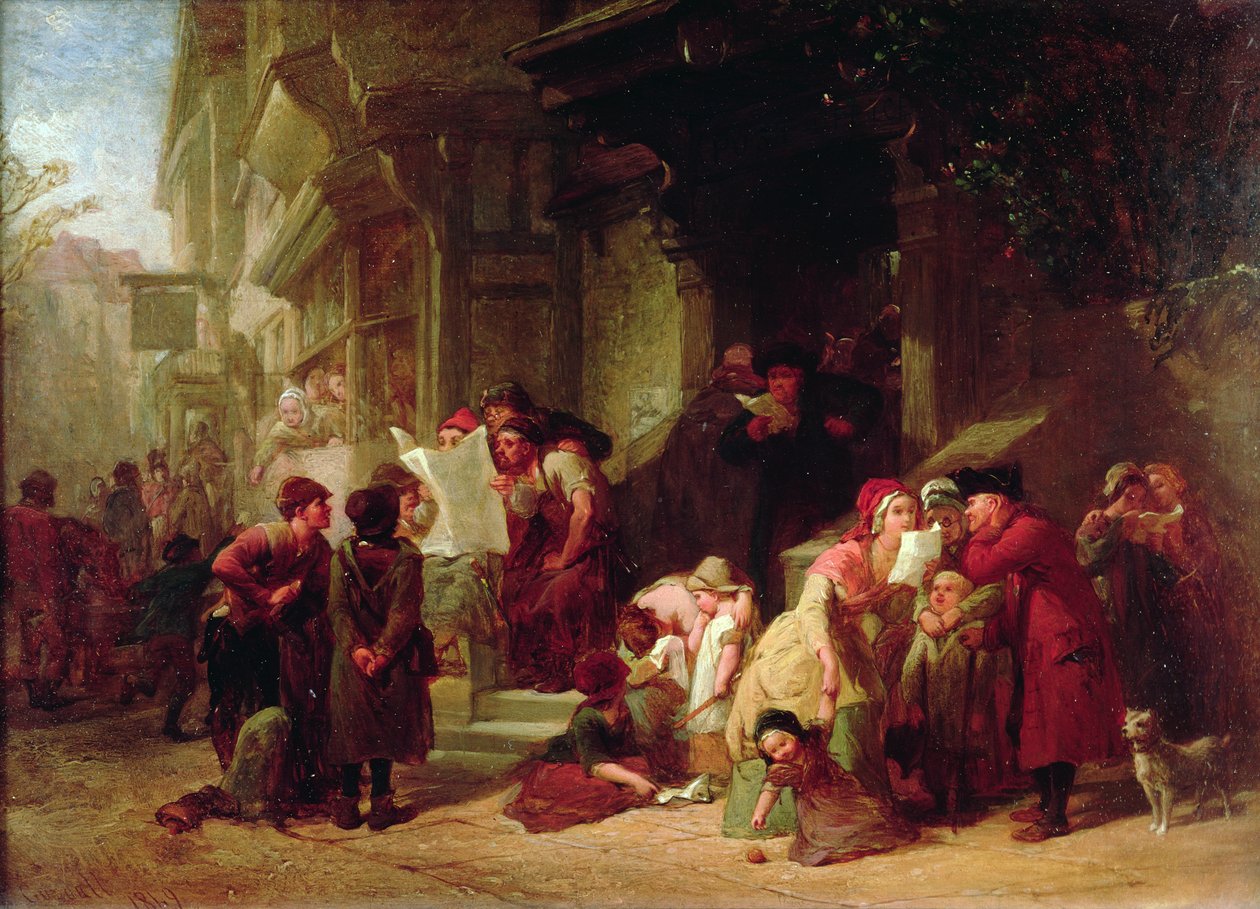 A falu postája alkotó: Frederick Goodall