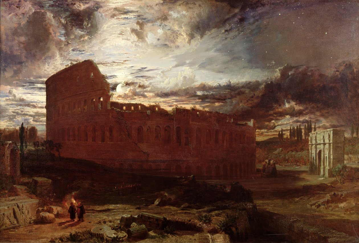 A Colosseum, Róma, 1860 alkotó: Frederick Lee Bridell