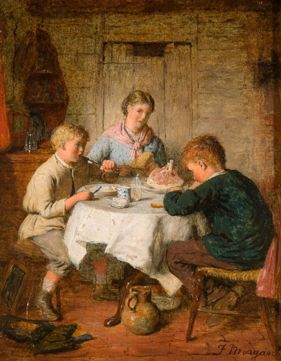 Vacsoraidő alkotó: Frederick Morgan