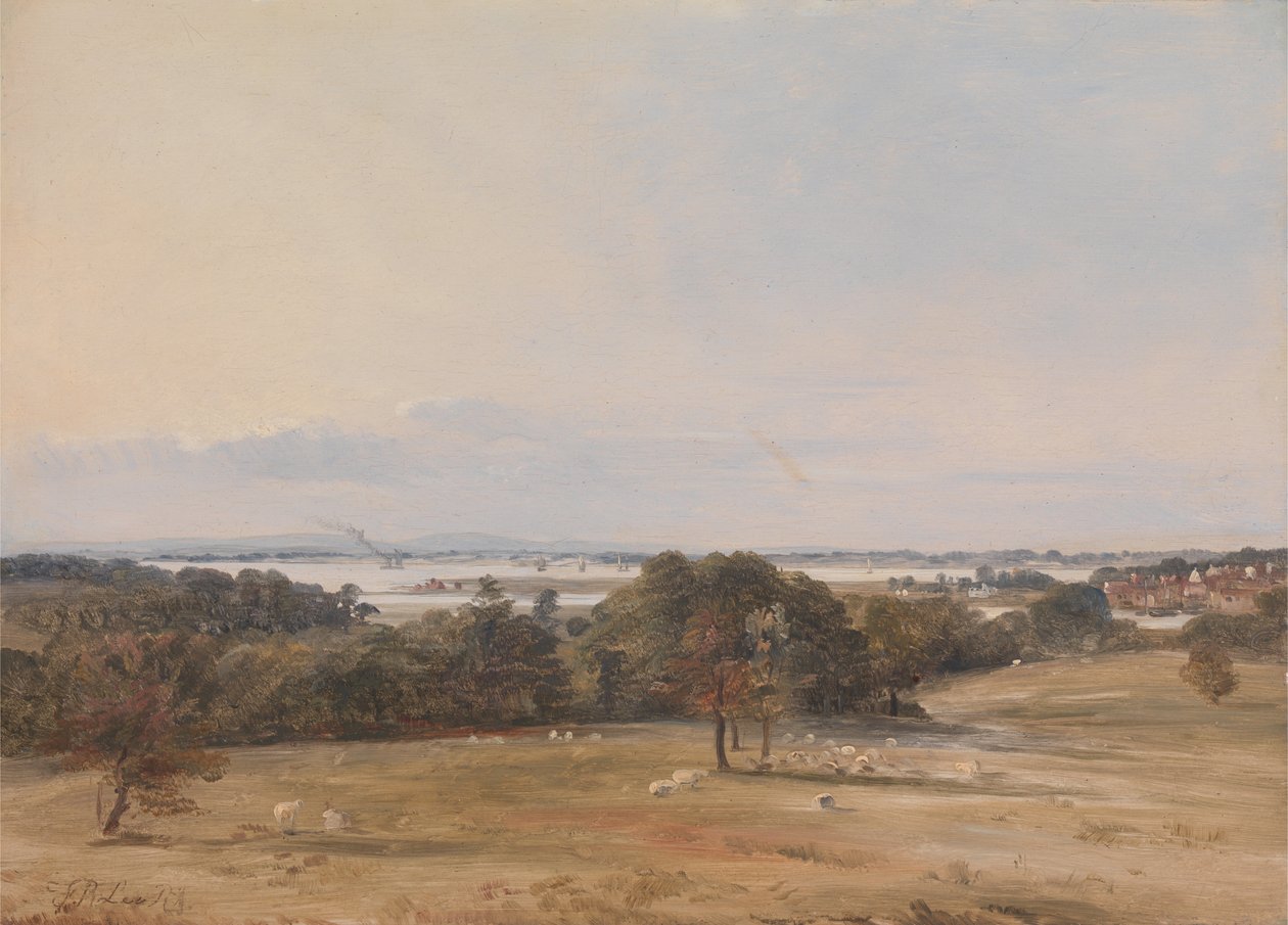 Southampton Water, Hamble közelében alkotó: Frederick Richard Lee