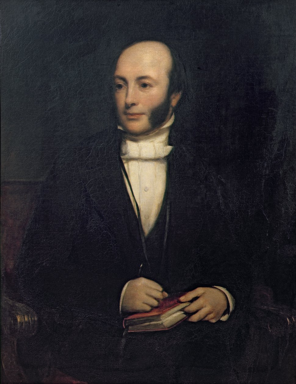 John Barlow tiszteletes (1798-1869) portréja alkotó: Frederick Richard Pickersgill
