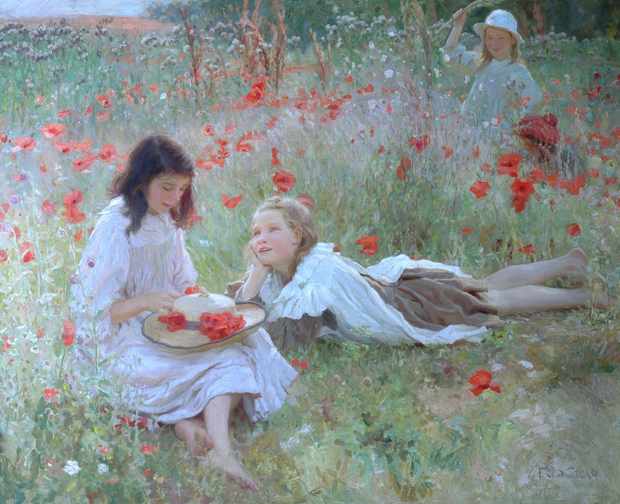 Pipacsok alkotó: Frederick Stead