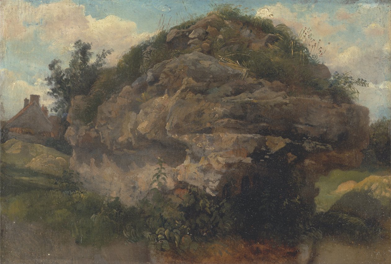 Sziklás hegyoldal alkotó: George Frederick Watts