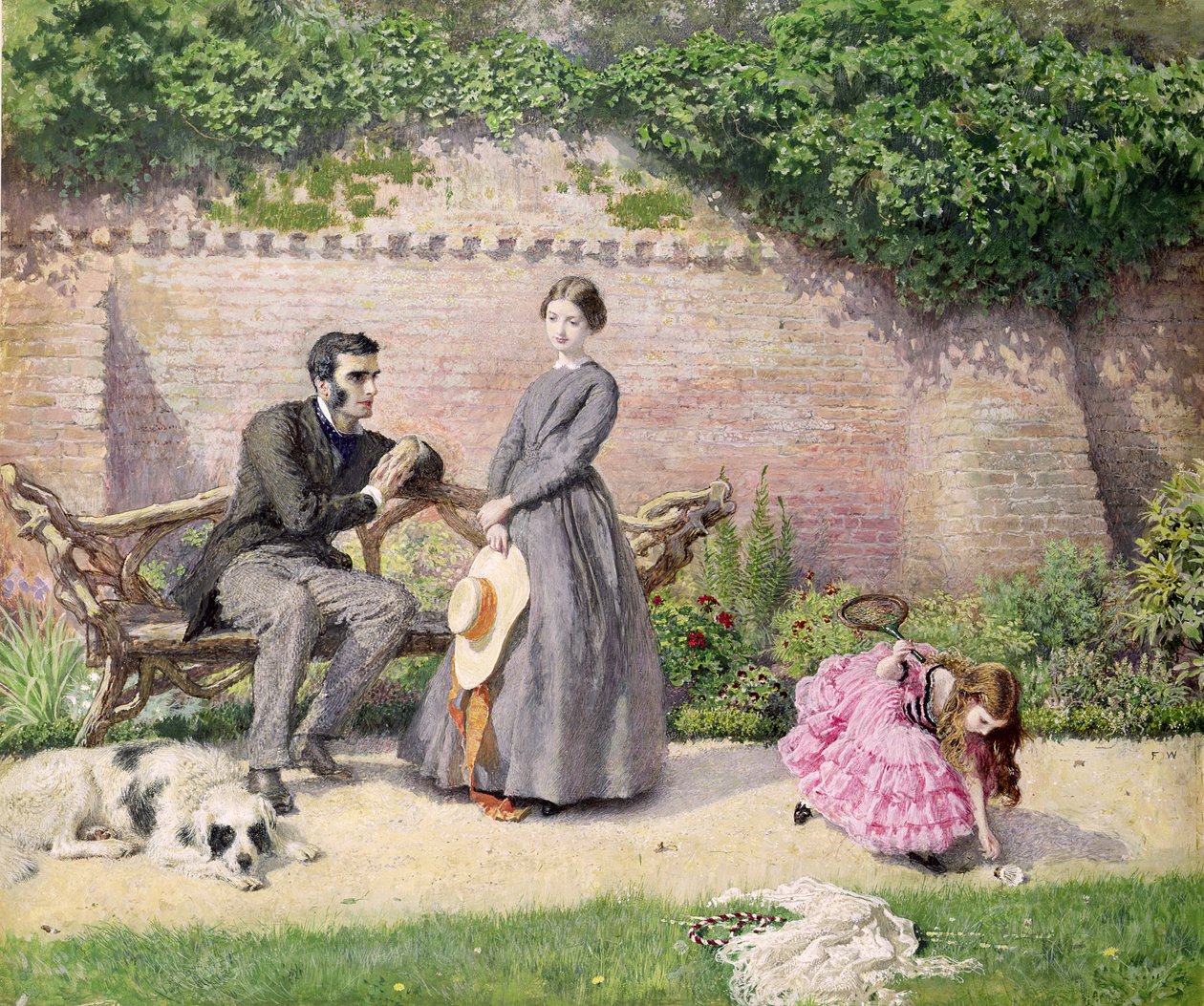 Rochester és Jane Eyre alkotó: Frederick Walker