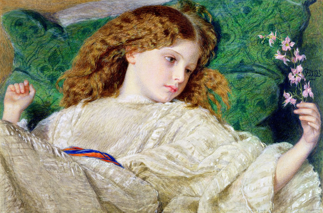 Álmok, 1861 körül (wc, testfesték és rágógumi grafitra, karton) (lásd 133888) alkotó: Frederick William Burton