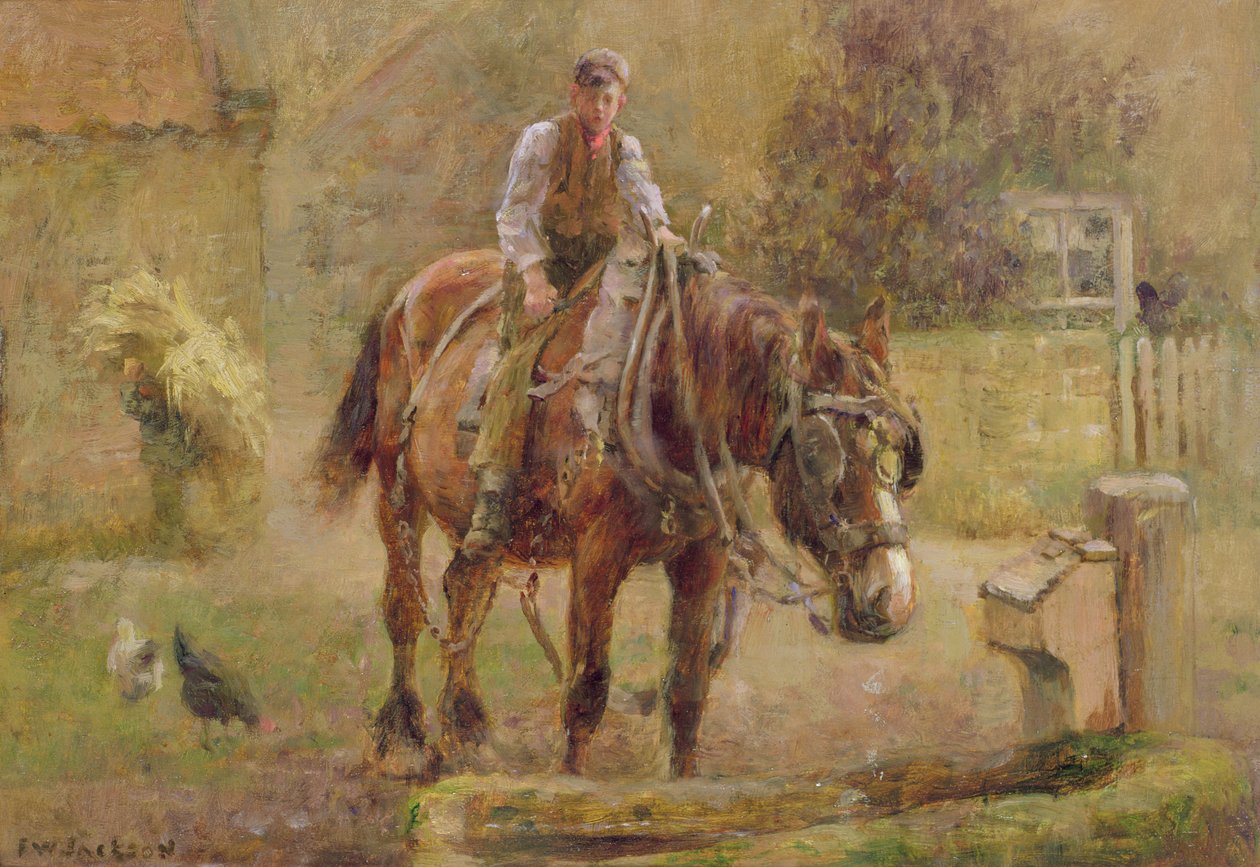 Az ivóvályú alkotó: Frederick William Jackson