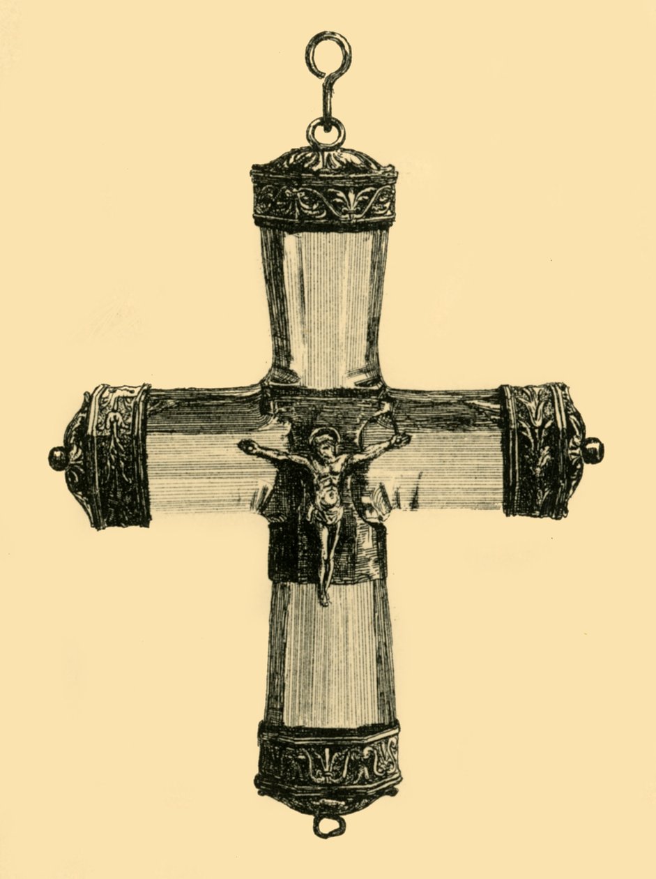 Kristály feszület, c1550, 1881. alkotó: Frederick Albert Slocombe