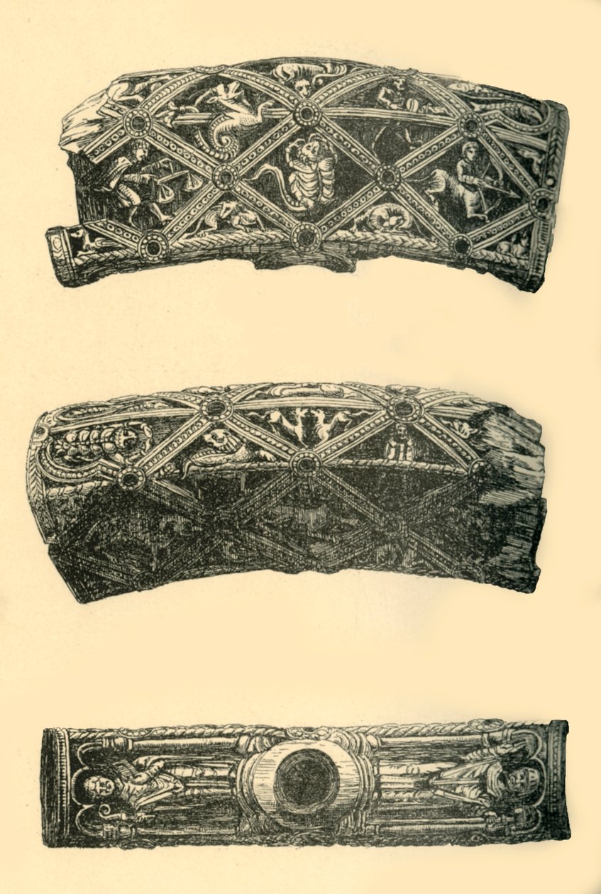 Tau kereszt feje, 1140-1150, 1881. alkotó: Frederick Albert Slocombe