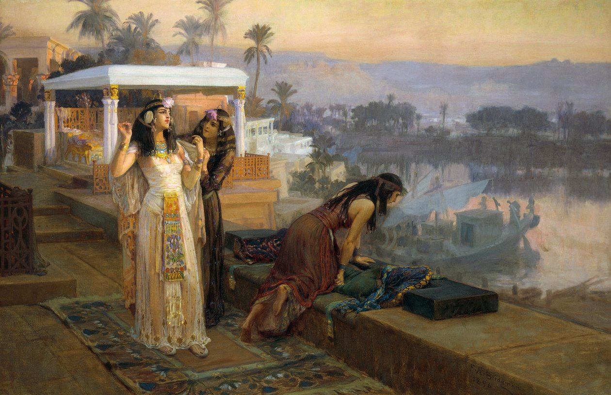 Kleopátra Philae teraszain alkotó: Frederick Arthur Bridgman